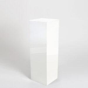 White plinth display podium.