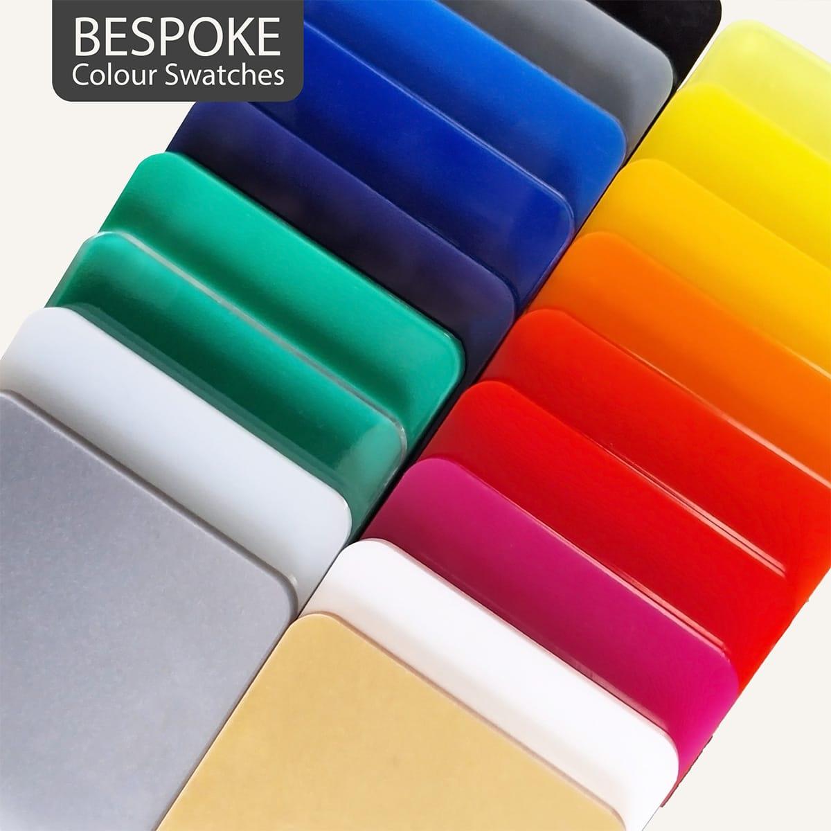 Recycled Acrylic swatches.