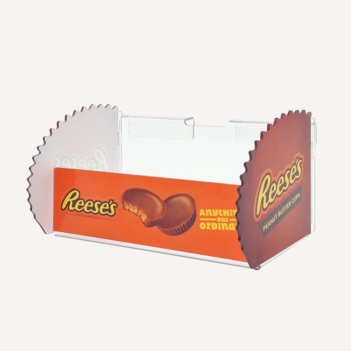 Reese's peanut butter cup Shelving display & Parasite retail product display.