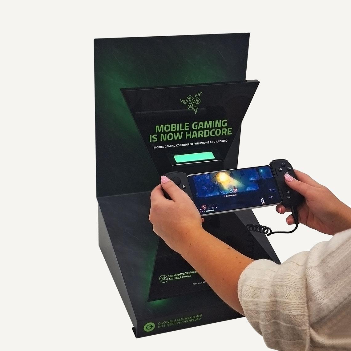 Custom Illuminated Gaming Console Display