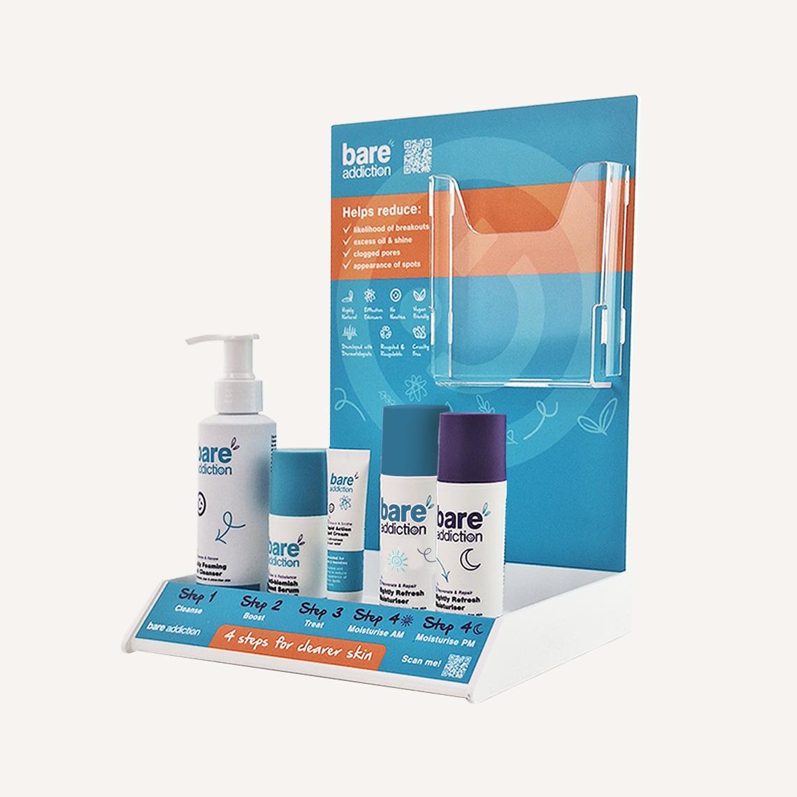 Custom Countertop Beauty Product Display