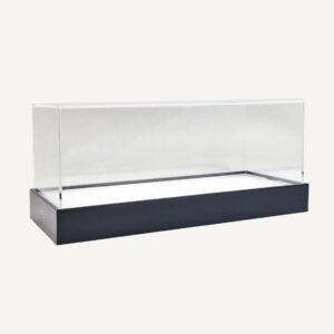 Display Case with lockable Illuminated Base and clear top.