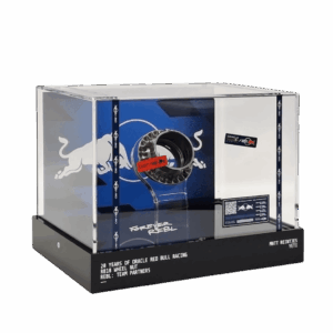 Red Bull Wheel Nut Branded Display Case.
