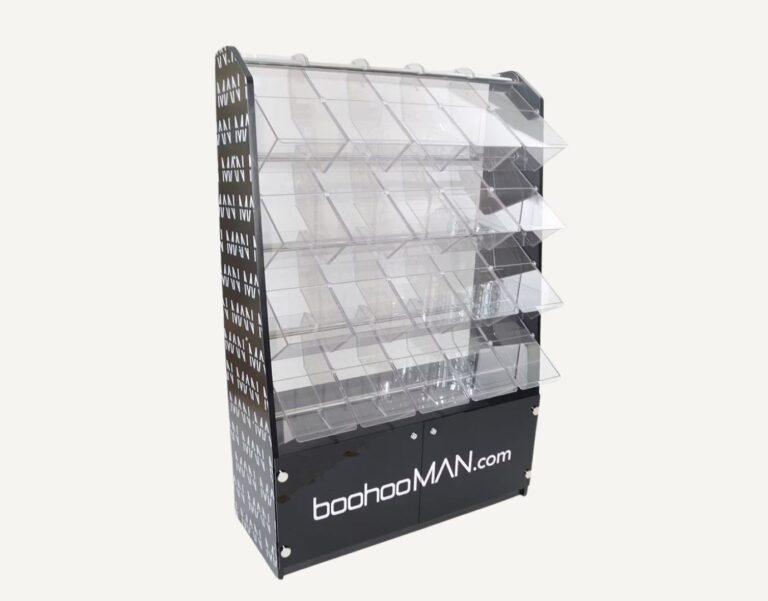 A boohoo man pick and mix unit.
