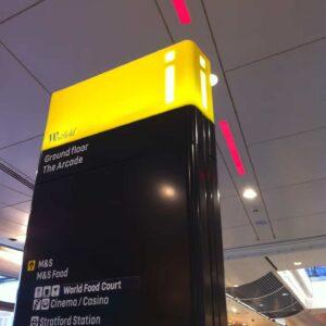 A directional lightbox.