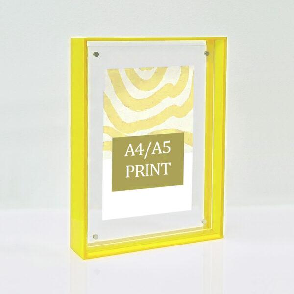 Colourful Floating Picture Frame | A4, A5 & A6 Acrylic Frames | Luminati