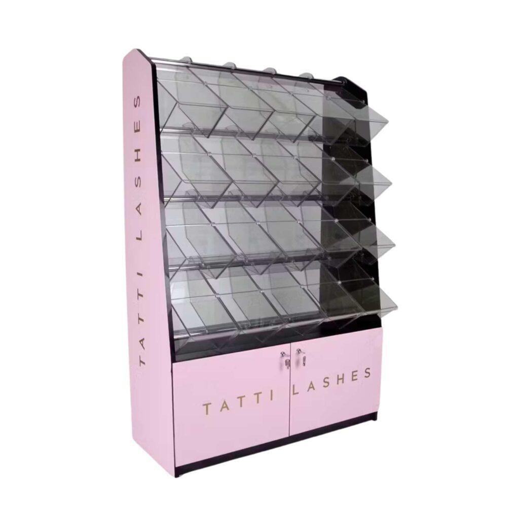 A custom tatti lashes dispenser.