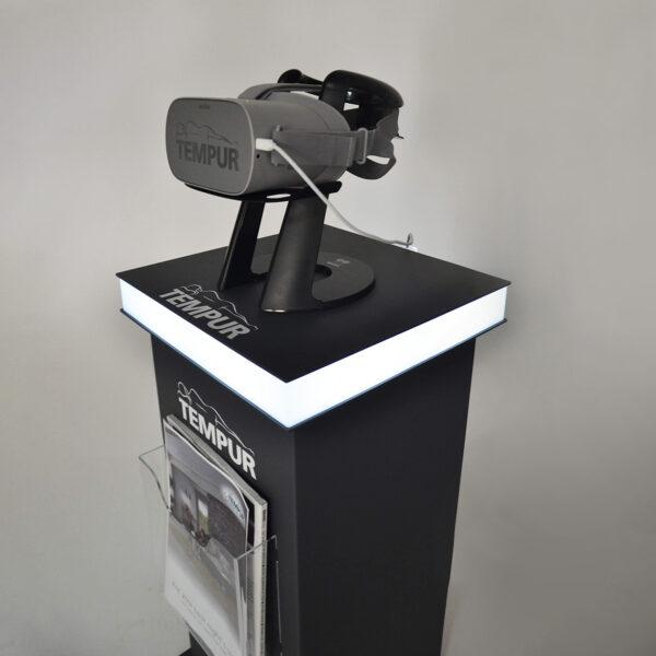Illuminated VR Headset Display Plinth | Capped Plinth | Luminati