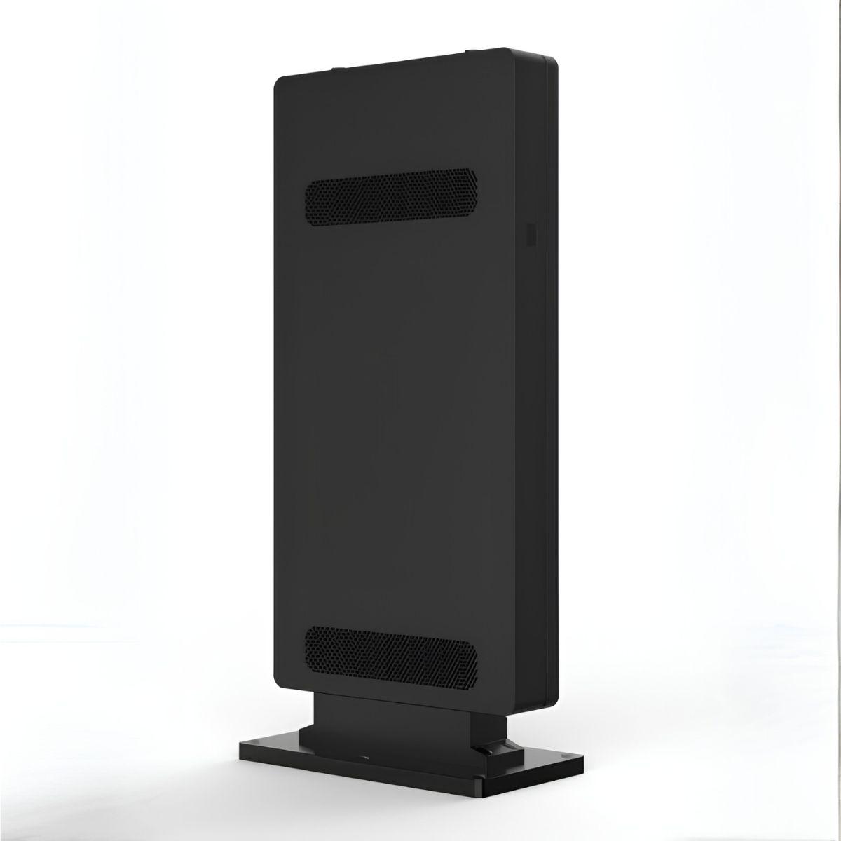 Rear view of a 55-inch waterproof outdoor digital advertising screen with integrated ventilation panels